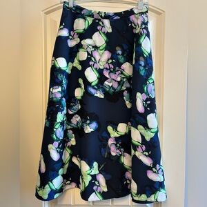 NWOT Banana Republic floral a-line skirt size 0